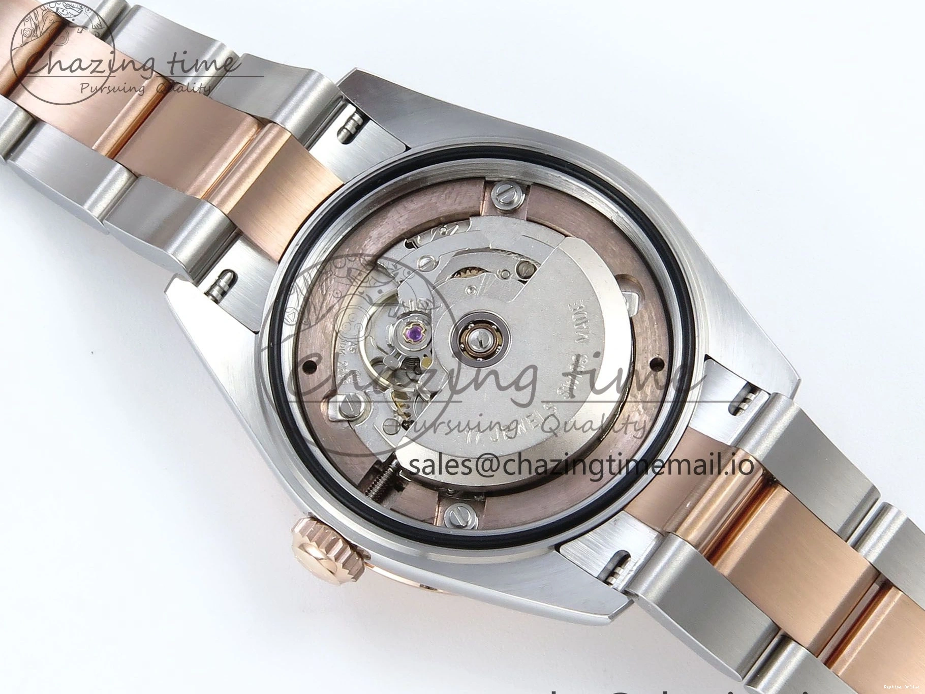 0117 Packable DateJust 31 278271 ARF 1:1 Best Edition 904L Steel RG Roman Dial on SS RG Oyster Bracelet ETA 524